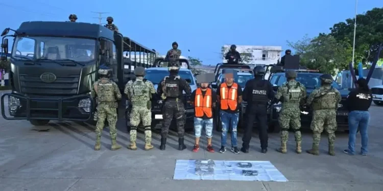 Detención narcóticos Villahermosa captura a dos con drogas