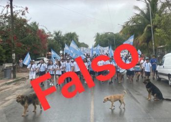 Alcalde desmiente marcha falsa para renombrar Bacalar Nueva Argentina