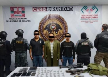 Caen tres integrantes del CJNG en Chiapas: así fue la captura que revela el alcance del crimen