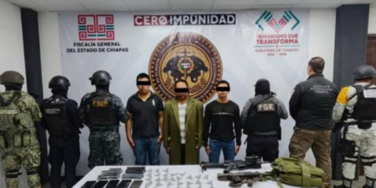 Caen tres integrantes del CJNG en Chiapas: así fue la captura que revela el alcance del crimen