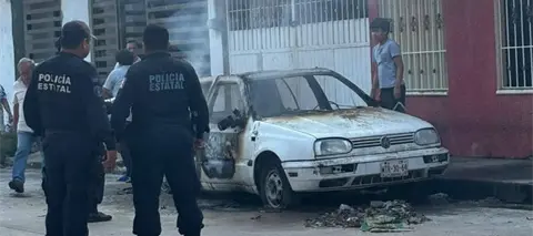 Vehículos incendiados Centro generan alerta