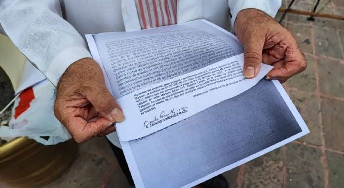 Fraude pagaré Tabasco: Médico denuncia colusión