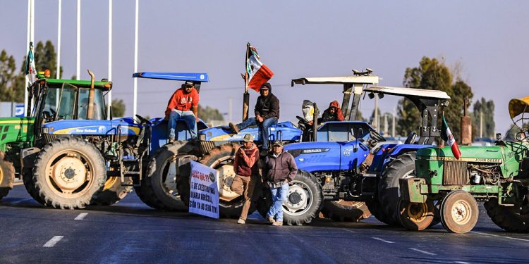paro de transportistas y agricultores