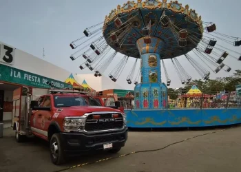 Big Rhino y Protección Civil supervisan juegos mecánicos en Feria Tabasco 2026