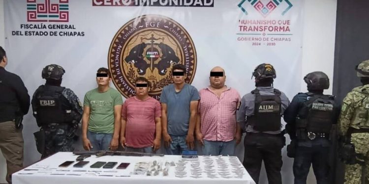 Autoridades desarticulan red de extorsión a transportistas en Chiapas