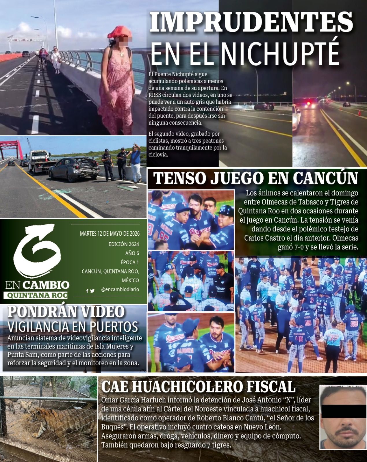 contra portada en cambio diario qroo 12 mayo 2026 contra portada en cambio diario qroo 12 mayo 2026