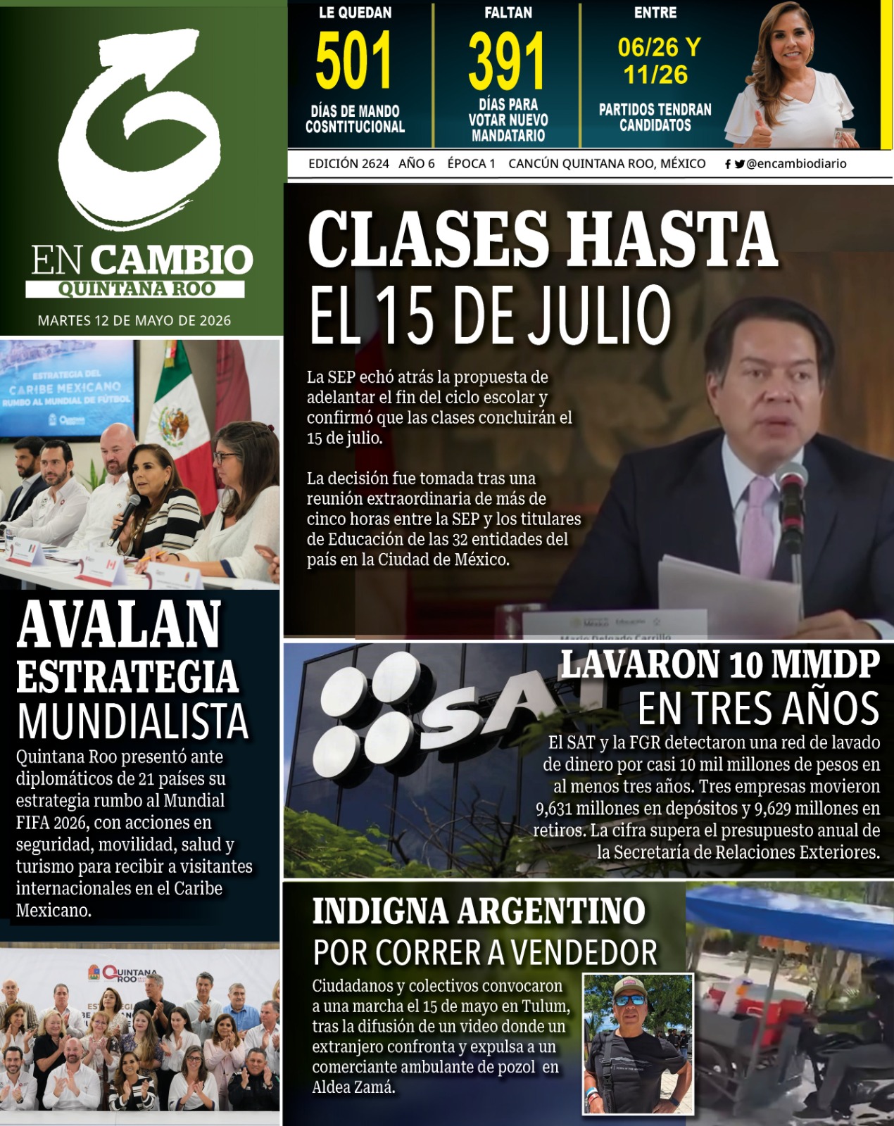 en cambio diario qroo 12 mayo 2026 en cambio diario qroo 12 mayo 2026