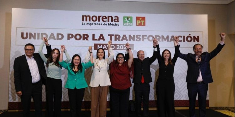 Morena, PT y PVEM blindarán candidaturas 2027 con encuestas y apoyo de seguridad