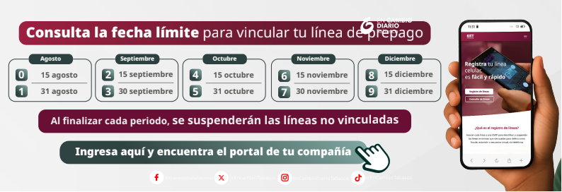 Registro de linea telefónica