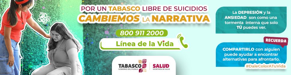 libre de suicidios en Tabasco
