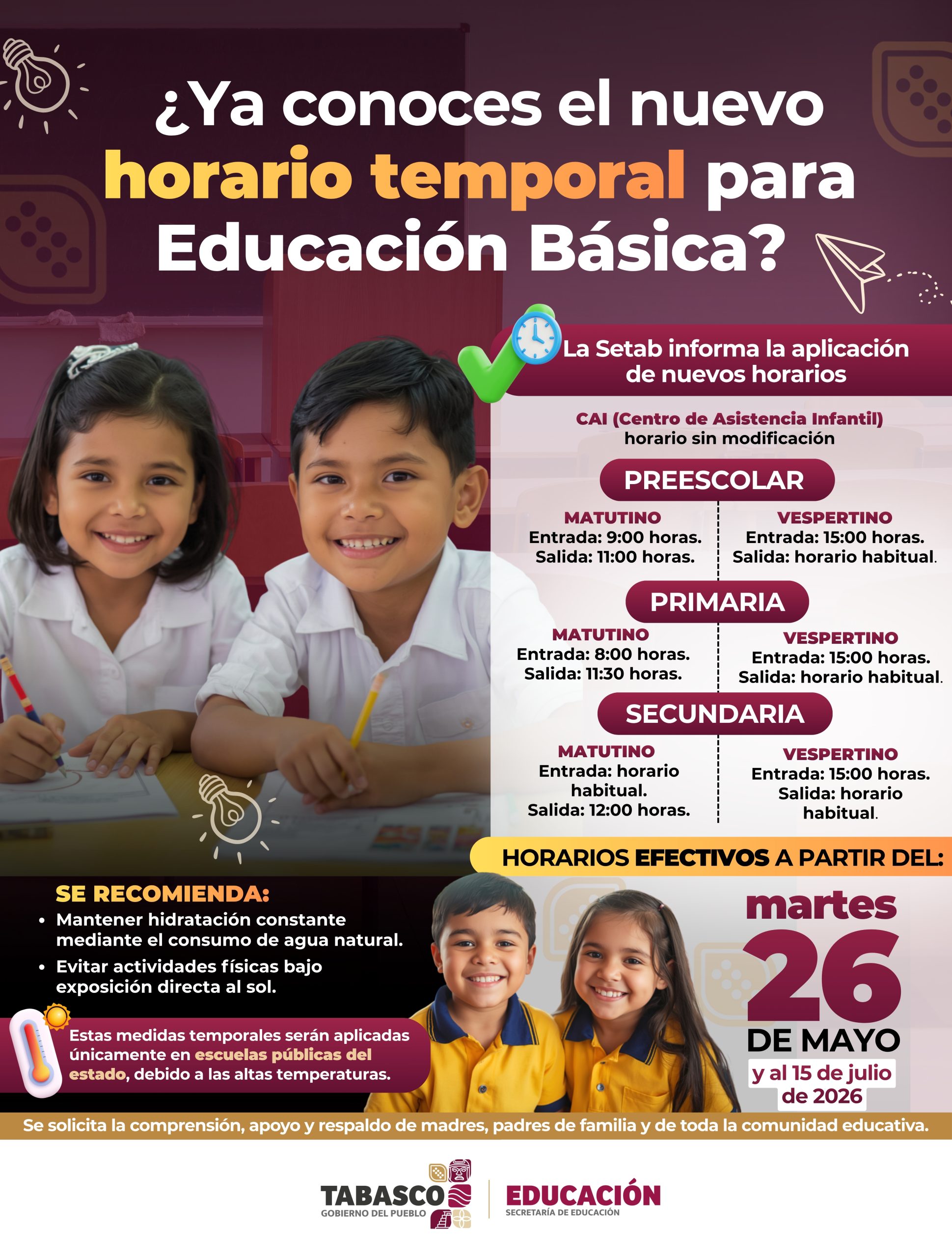 horario temporal
