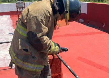 Fuga de gas en Centro obliga a bomberos a intervenir en albergue