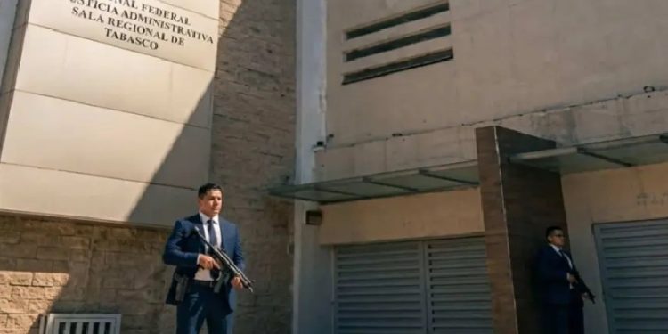 Hombres armados en Tribunal de Justicia de Tabasco obligan a suspender actividades