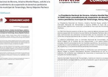 Morena solicita suspensión de derechos a Nancy Nápoles por caso de simulación de secuestro en Tenancingo