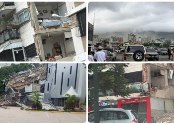 Terremoto de magnitud 7.1 en Venezuela provoca evacuaciones y daños en Caracas.