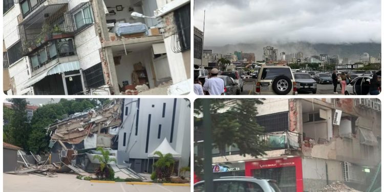 Terremoto de magnitud 7.1 en Venezuela provoca evacuaciones y daños en Caracas.