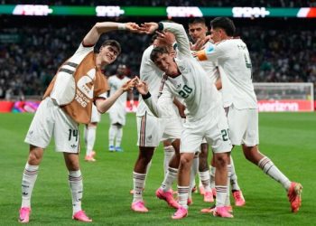 Selección Mexicana celebrando gol en el Mundial 2026 tras victoria ante República Checa