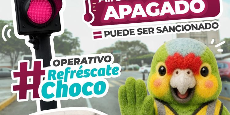 Revisión de aire acondicionado en taxis, operativo “Refréscate Choco”