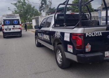 Lugar donde ejecutan a un hombre en Cunduacán frente a una iglesia en Tabasco.
