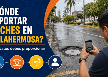 Los ciudadanos pueden reportar baches y daños en vialidades municipales mediante la línea 072.