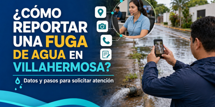 Calle inundada después de una lluvia intensa en Villahermosa.