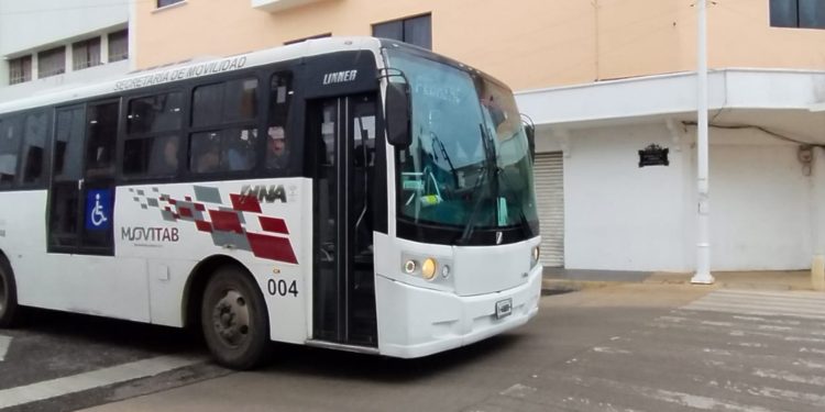 Rutas de transporte público en Villahermosa
