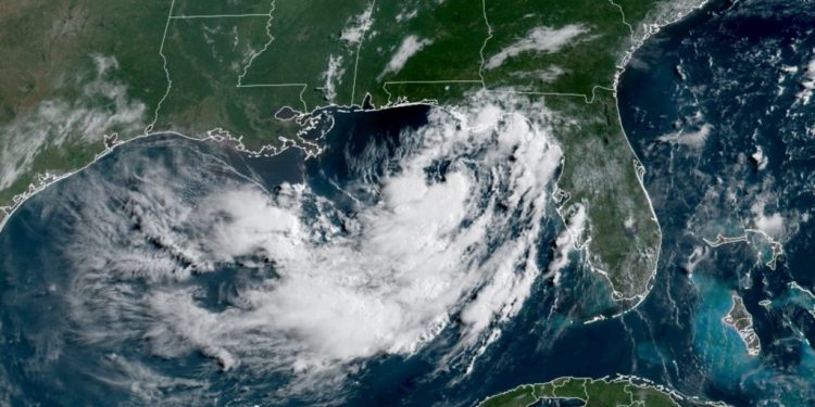 Tormenta tropical Bertha se forma en el Golfo de Mexico