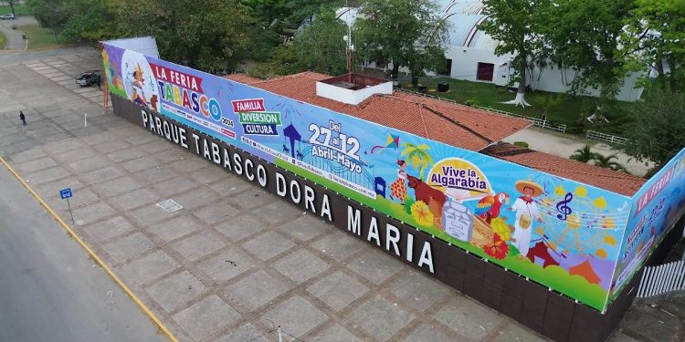 Espacio propuesto para reubicar los negocios de La Antojería en el Parque Tabasco.
