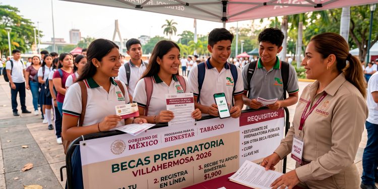becas en villahermosa para estudiantes de preparatoria 2026