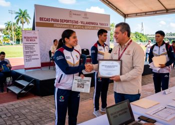 becas para deportistas en Villahermosa