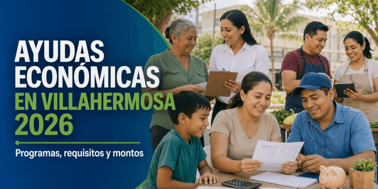 Personas consultan las ayudas económicas disponibles en Villahermosa durante 2026