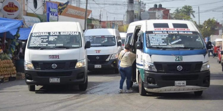 Cuáles son las rutas de combis en Villahermosa
