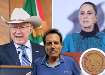 Instalaciones de la Fiscalía General de la República tras el pronunciamiento sobre las declaraciones de Ken Salazar.