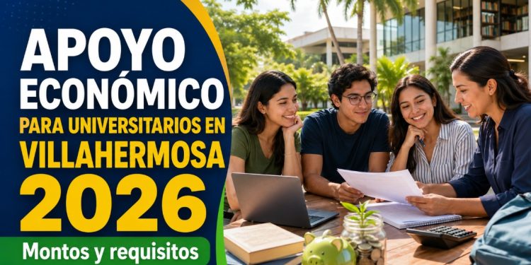 Estudiantes consultan los requisitos de apoyos económicos para universitarios en Villahermosa durante 2026
