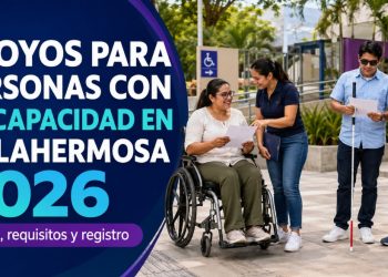 Persona con discapacidad consulta los requisitos para recibir apoyos económicos y ayudas funcionales en Villahermosa durante 2026