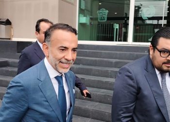 Fernando Flores Fernández, alcalde de Metepec, durante una audiencia judicial en el Estado de México.