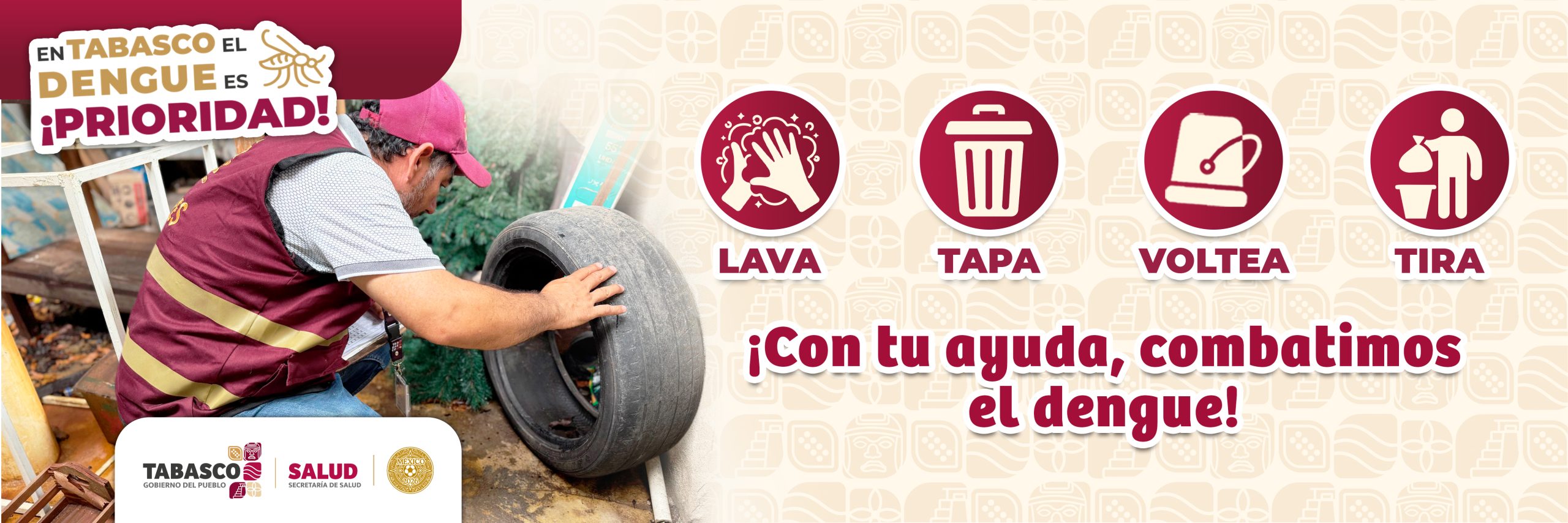 En Tabasco el dengue es prioridad