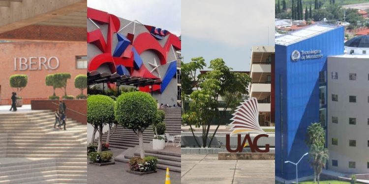 Matrícula de universidades privadas en México