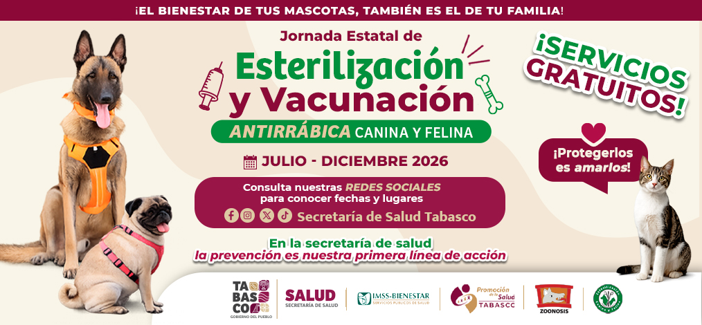 Esterilización y vacunación